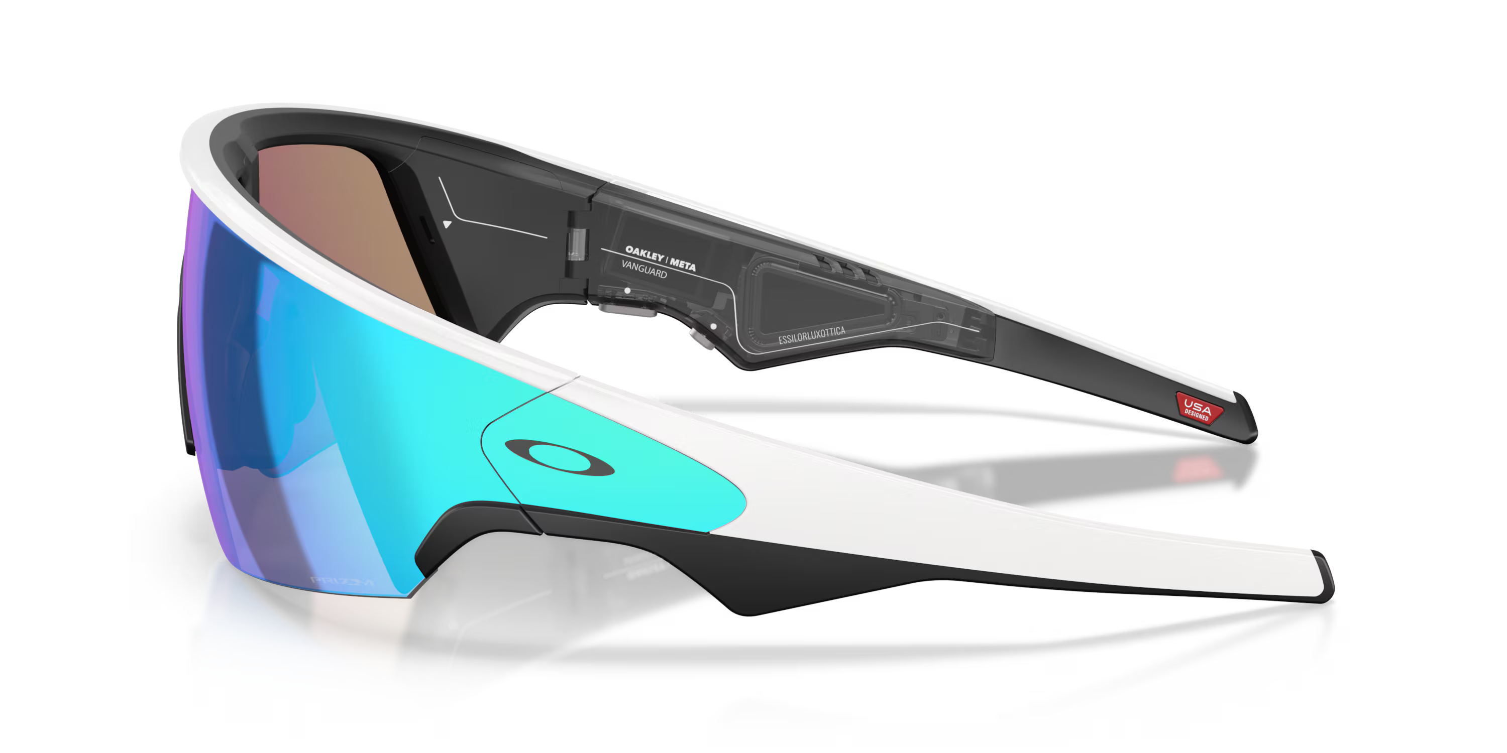 Oakley - Meta Vanguard - Prizm Sapphire Lense - White Frame