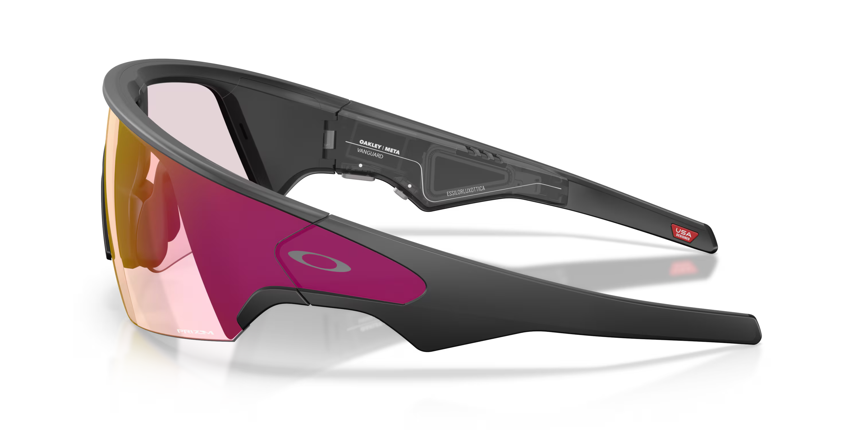 Oakley - Meta Vanguard - Prizm Transitions Ember / Transitions® Lense - Black Frame