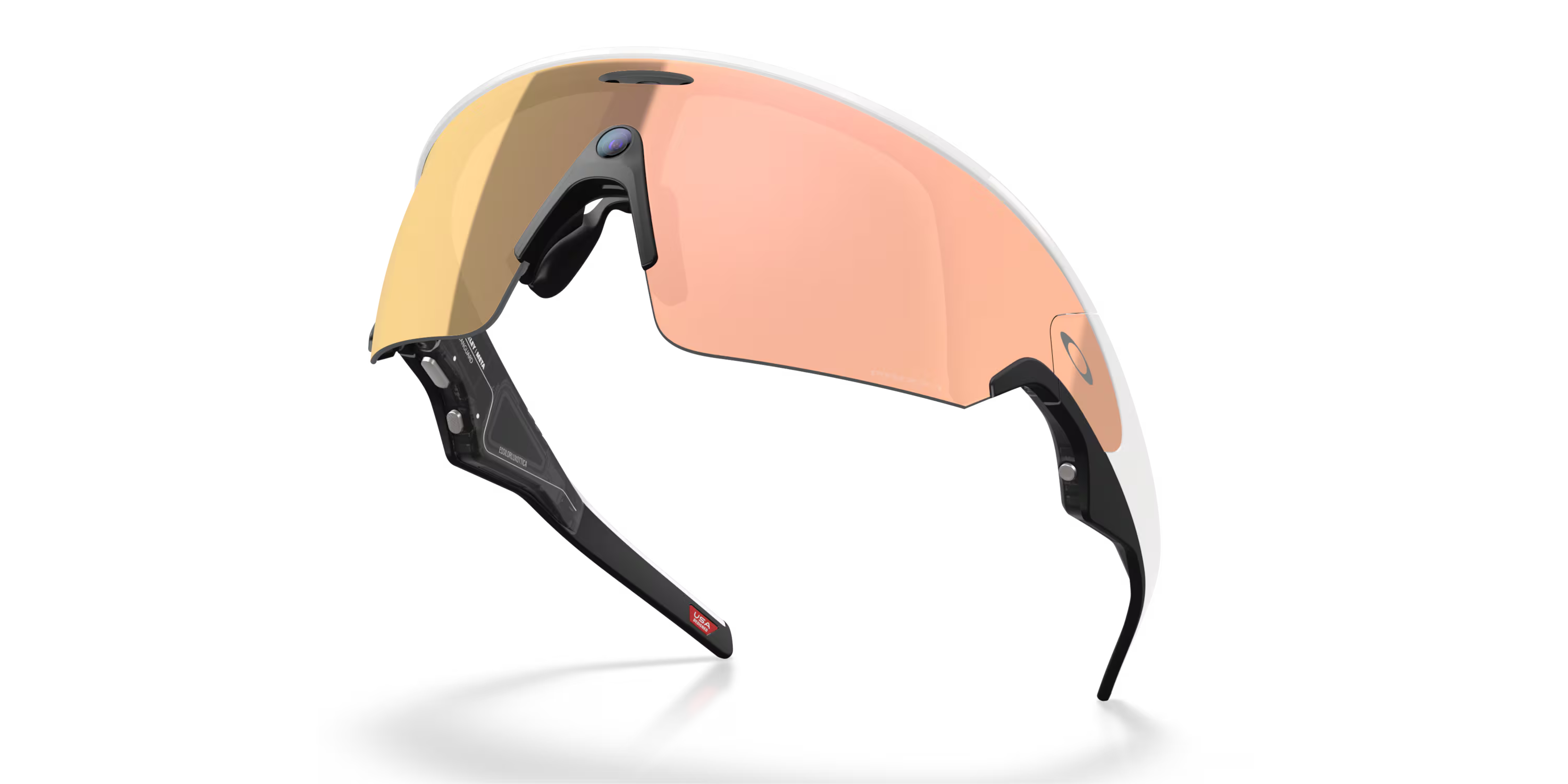 Oakley - Meta Vanguard - Prizm Rose Gold Lense - White Frame