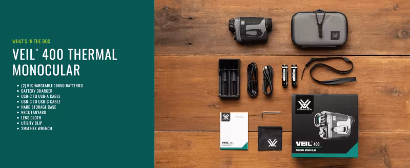 Vortex - Veil 400 Termisk monokikare