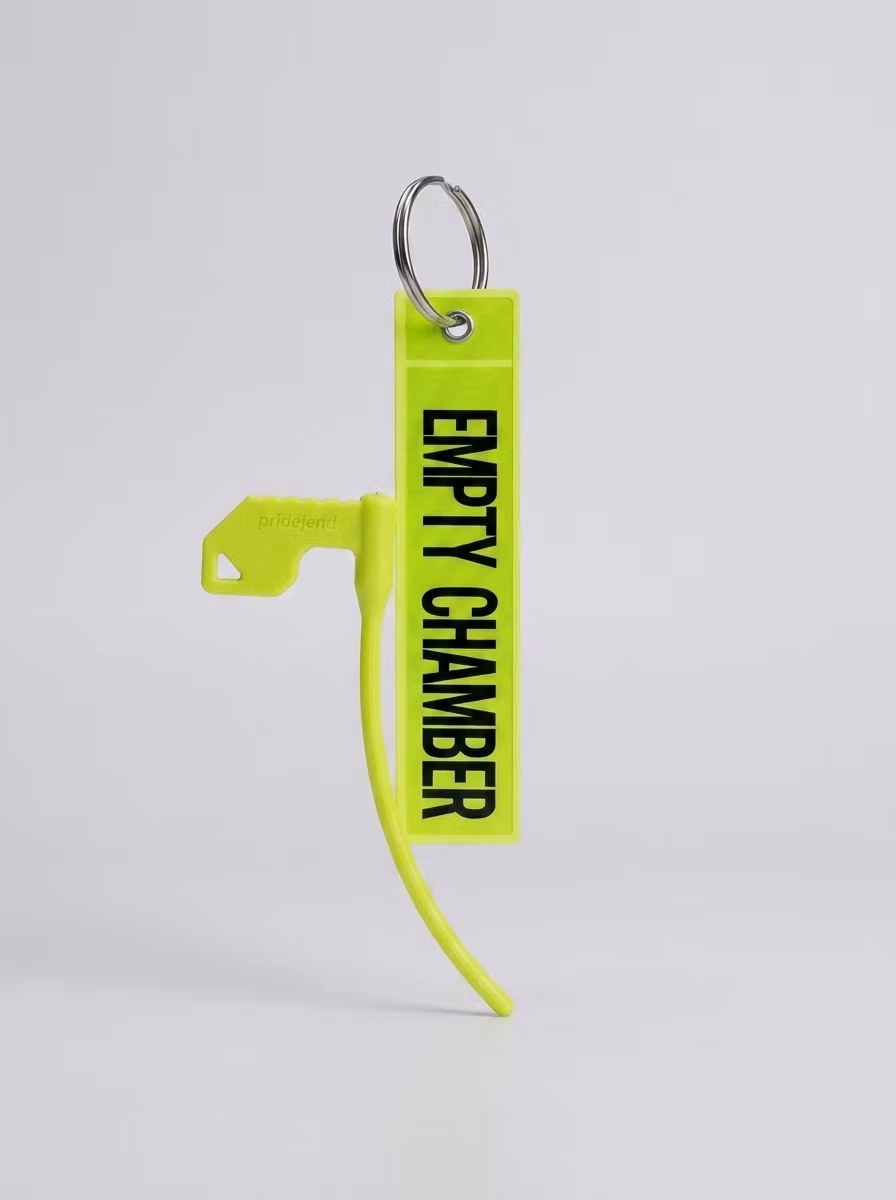 Safety flag - Säkerhetspropp - Empty Chamber - Reflective Light - Gul