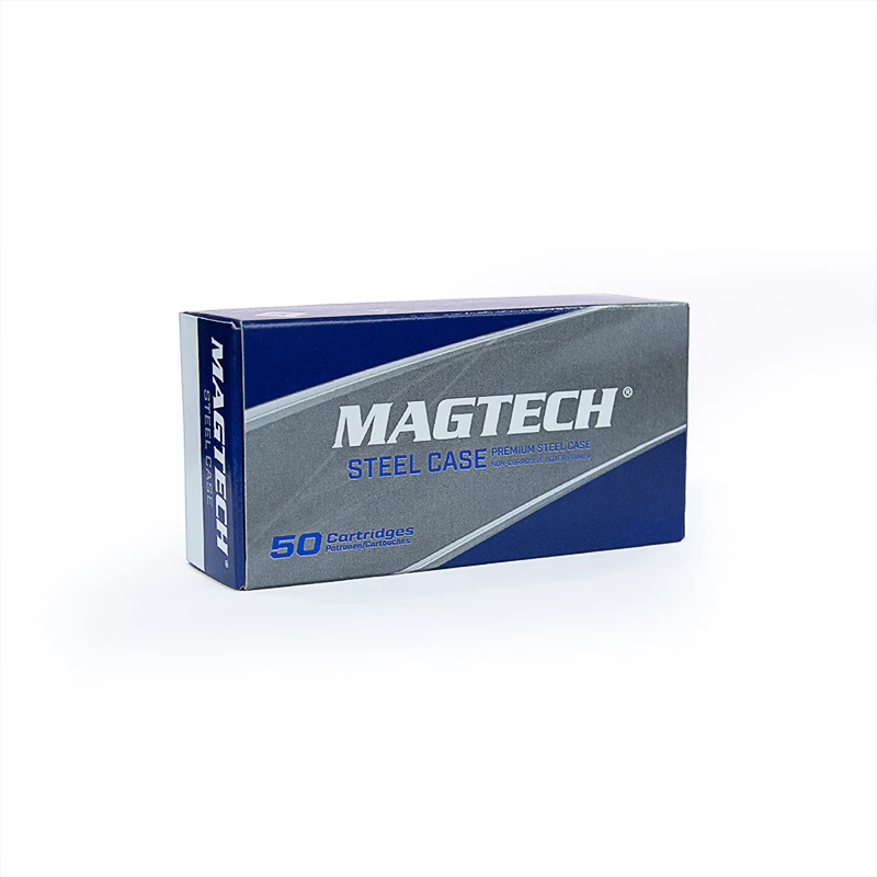 Magtech - 9mm - 115 grs - FMJ Steel Case - 50 st