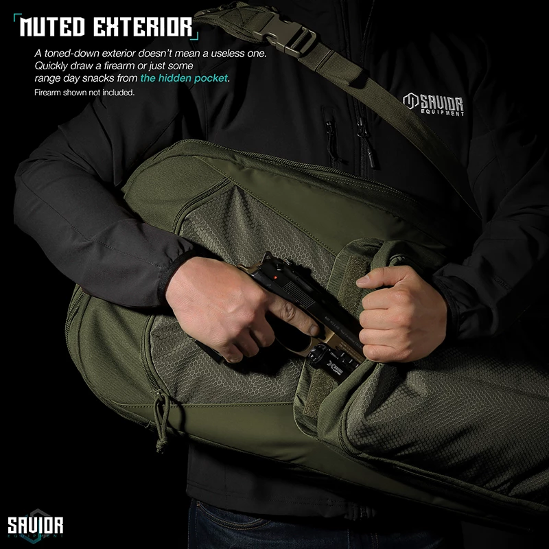 Savior Equipment - Specialist 30" Covert Single Rifle Case - OD Green