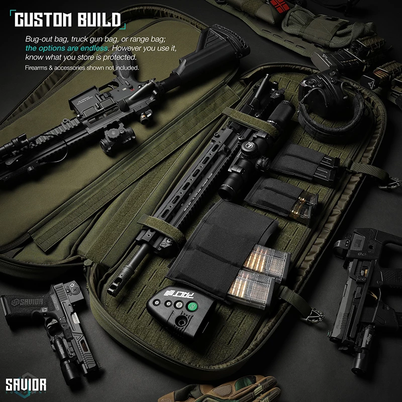 Savior Equipment - Specialist 30" Covert Single Rifle Case - OD Green