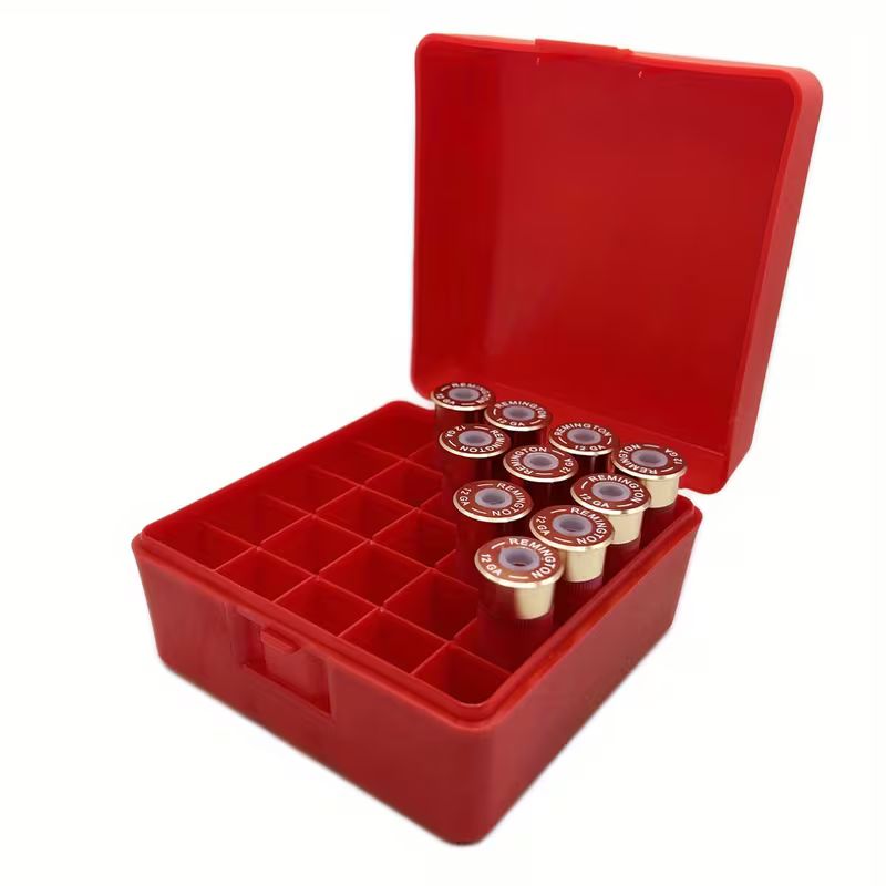 RangeMaster - Ammo Box - 25 Rounds - 12 GA - Röd