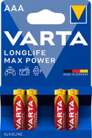Varta - Longlife Max Power - AAA - 4-pack