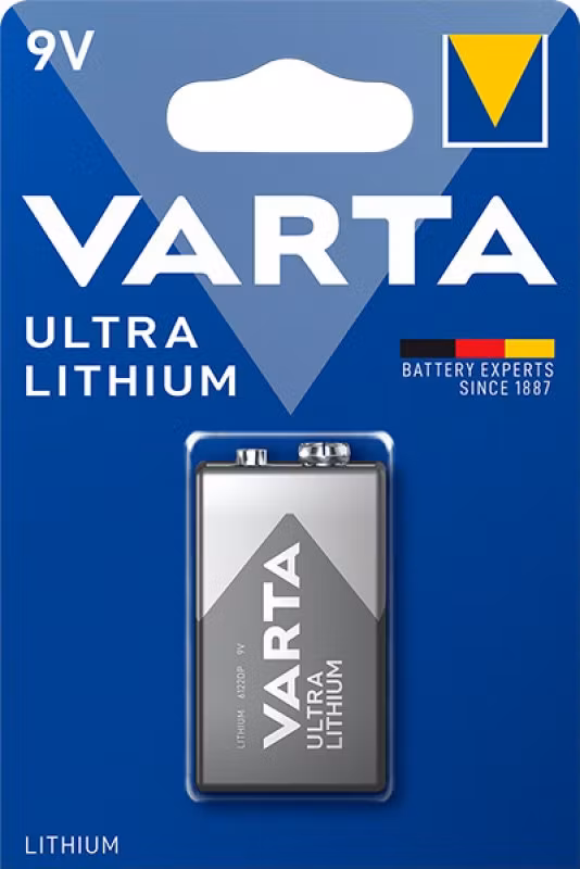 Varta - Ultra Lithium - 9V - 1-pack