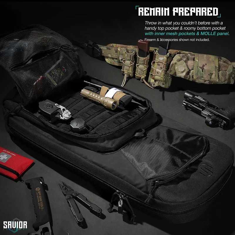 Savior Equipment - Specialist 34" Covert Single Rifle Case - Black