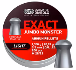 JSB - Exact Jumbo Monster Light - 5,52mm - 1,350g - 200st