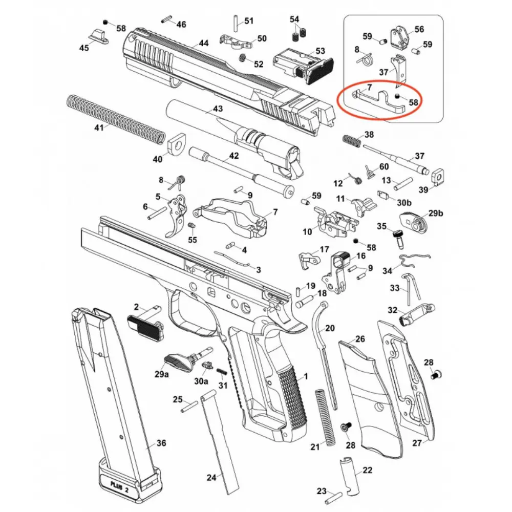 CZ - Trigger bar - Shadow 2 Target