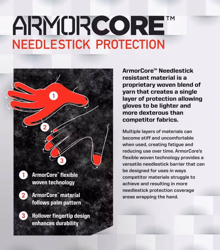 Mechanix - Durahide Needlestick - Svart