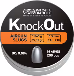 JSB - KO Slugs MKII - 4,49mm/.216 - 1,645g - 200st