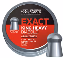 JSB - Exact King Heavy - 6,35 mm/.25 - 2,2 g - 300st