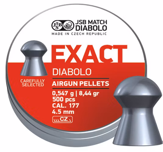 JSB - Exact Exact, 4,50mm/.177 - 0,547g - 500st
