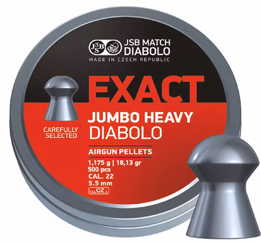 JSB - Exact Jumbo Heavy - 5,52mm/.22 - 1,175g - 500st