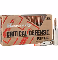 Hornady - Critical Defense Rifle Ammunition - 308 Win - 155 gr - FTX - 20/Box