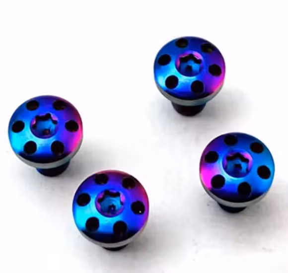 1911 Grip Screws - Roasting blue - dot