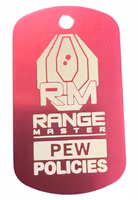 RangeMaster – PEW POLICIES Travel Tags (2-pack) - Rosa