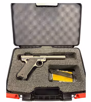 Ruger - MKIV Target ,.22 LR - Rostfri - Demo - Volquartsen utrustad