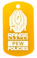 RangeMaster – PEW POLICIES Travel Tags (2-pack) - Guld