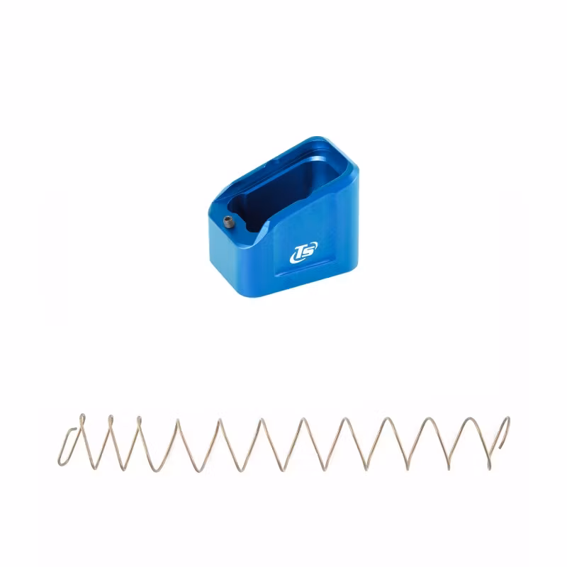 Toni System - +5 rounds (141mm) Magazine extension for  GLOCK 17-22-24-31-34-35-45 - Blå