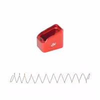 Toni System - +5 rounds (141mm) Magazine extension for  GLOCK 17-22-24-31-34-35-45 - Röd