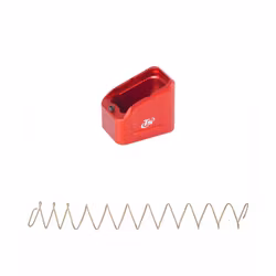Toni System - +5 rounds (141mm) Magazine extension for  GLOCK 17-22-24-31-34-35-45 - Röd