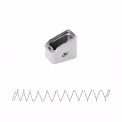 Toni System - +5 rounds (141mm) Magazine extension for  GLOCK 17-22-24-31-34-35-45 - Silver