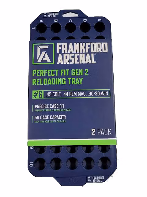 Frankford Arsenal - Perfect-Fit Reloading Trays #6 - 45 Colt/44 RM Kal. - 2pack