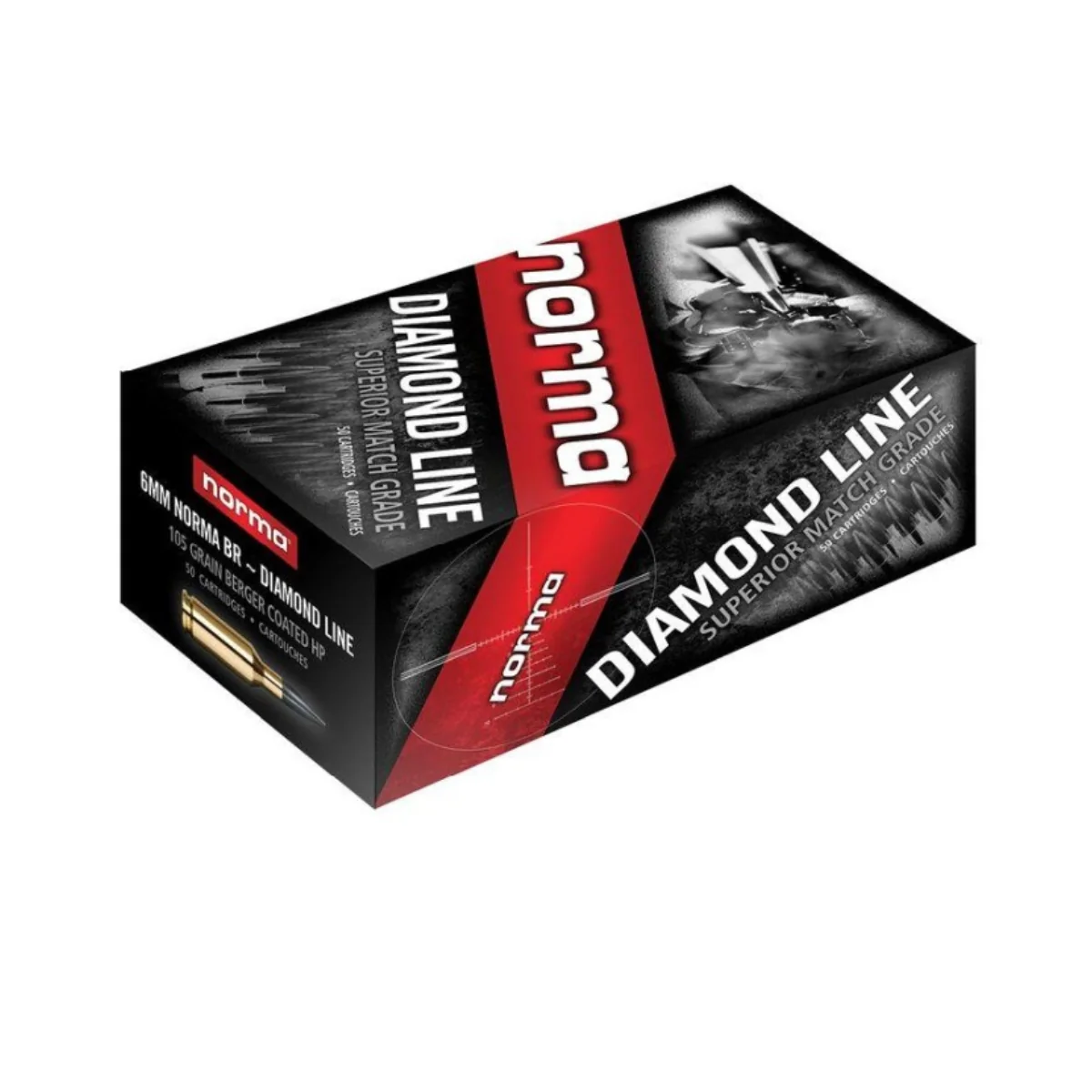 Norma - 6mm BR - Match Diamond Line - 6.8g/105 gr - 50/ask