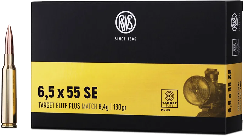 RWS - 6,5x55 SE - Target Elite Plus - 8,4g/130gr - 20/ask