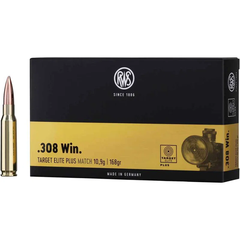 RWS - 308 Win - Target Elite Plus - 10,9g/168gr - 20/ask