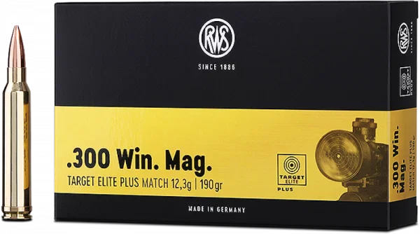 RWS - 300 Win Mag - Target Elite Plus - 12,3g/190gr - 20/ask