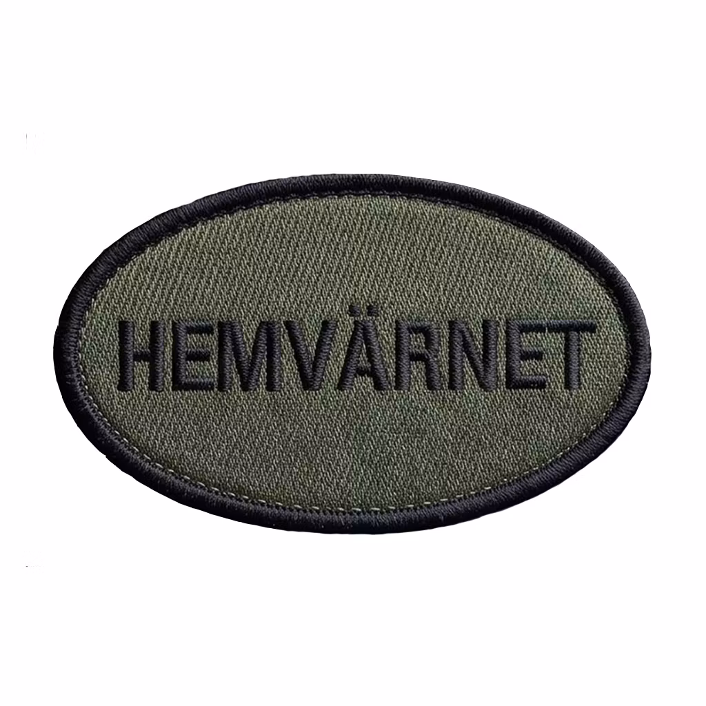 Hemvärnet - Svensk patch med kardborre