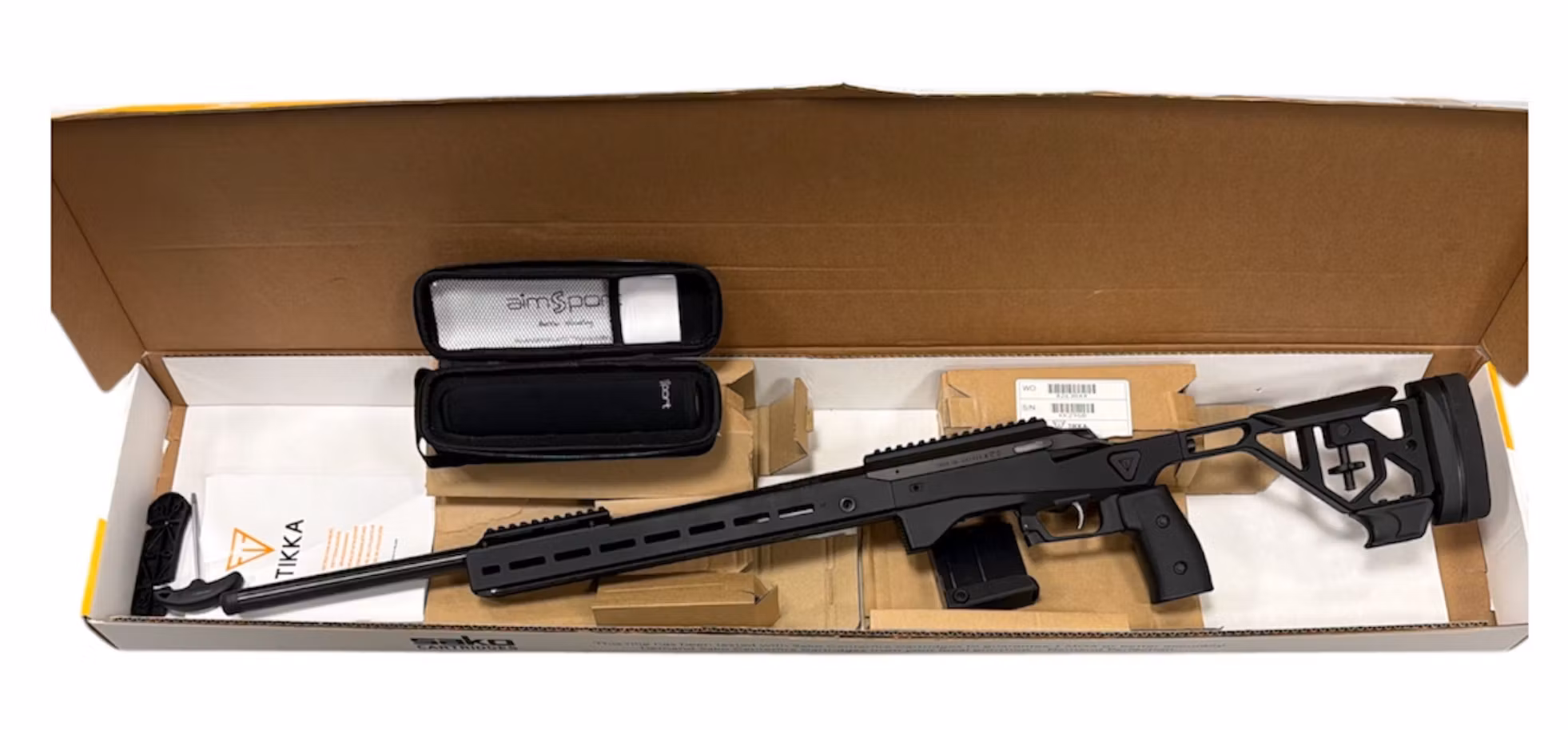 Tikka - T3x ACE Target - 6.5 Creedmoor - Justerbar kolv - Heavy barrel - 23,7″ - Begagnad