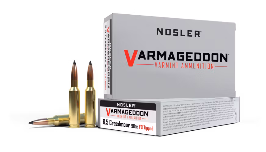 Nosler - Varmageddon Ammunition - 6.5mm Creedmoor - 90g - VG FBT - 20/ask