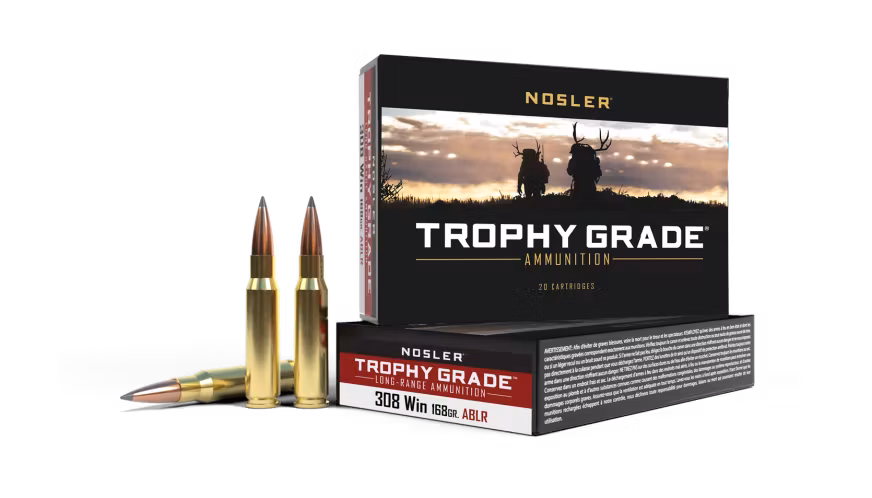 Nosler - Trophy Grade - 308 Win - 168g - ABLR SP - 20/ask
