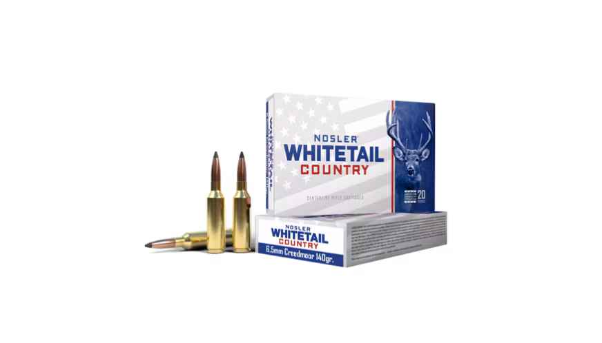 Nosler - Whitetail Country Ammunition - 6.5mm Creedmoor - 140g - SB SP - 20/ask