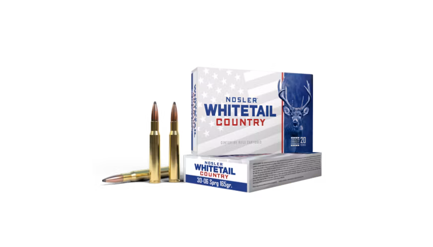 Nosler - Whitetail Country Ammunition -30-06 Sprg - 165g - SB SP - 20/ask