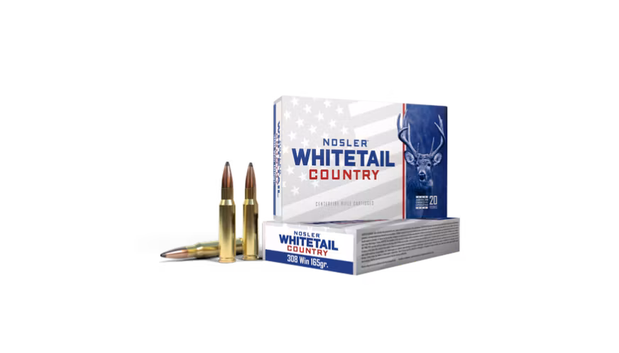 Nosler - Whitetail Country Ammunition - 308 Win - 165g - SB SP - 20/ask