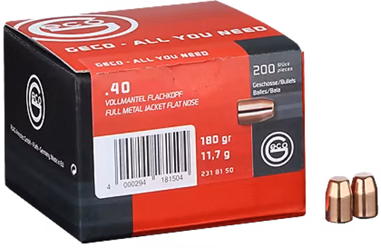 Geco - .40 S&W - FMJFN - 11.7g/180gr