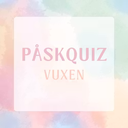 Påskquiz - vuxna