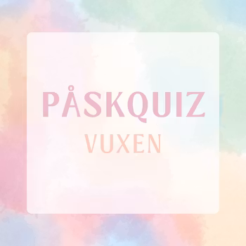 Påskquiz - vuxna