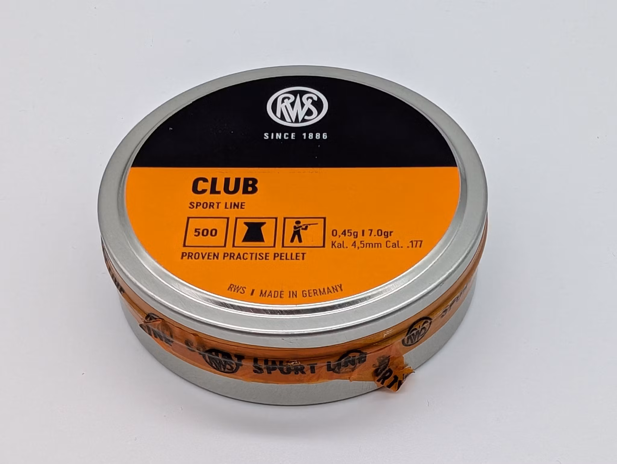 RWS CLUB 4.5MM 0.45G 500 st