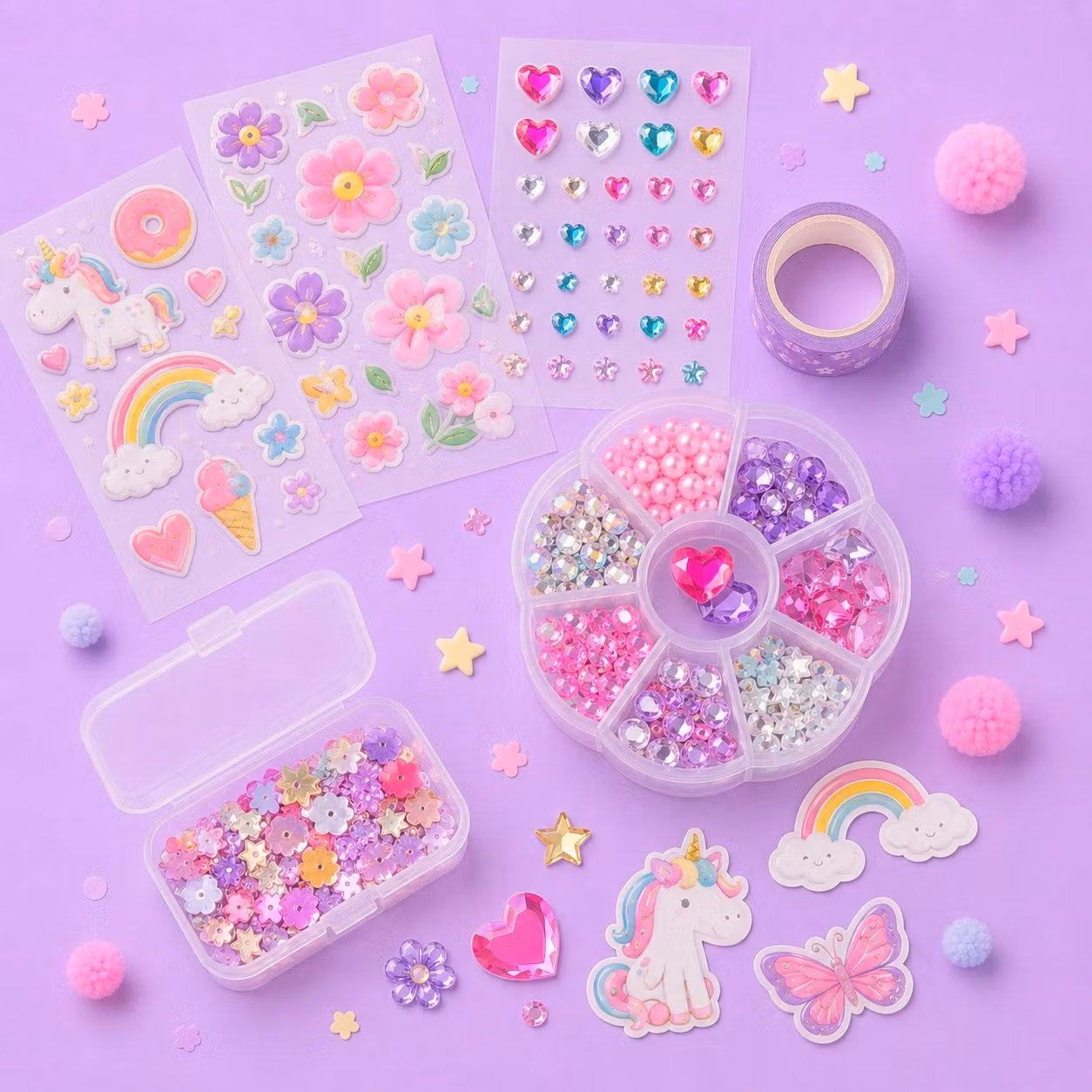 Dekoration & Stickers - Happy Hobby