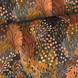 STUV 33 cm - Bomullsjersey Höstgrenar