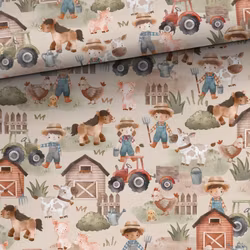 STUV 37 cm - Bomullsjersey Farmen