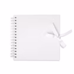 2:A SORT - Scrapbook 20 cm - vit