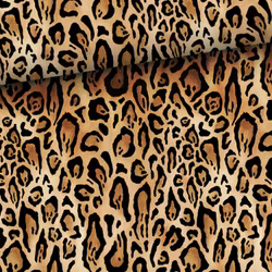STUV 35 cm - Bomullsväv Leopardmönster
