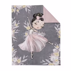 2:A SORT - Bomullsväv Ballerina (75 x 100 cm)